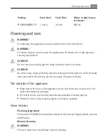 Preview for 57 page of AEG Electrolux KB9820E User Manual