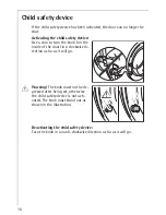 Предварительный просмотр 16 страницы AEG Electrolux LAVAMAT 62825 User Information