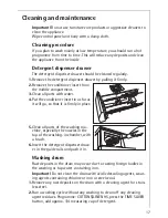 Предварительный просмотр 17 страницы AEG Electrolux LAVAMAT 62825 User Information