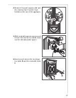 Предварительный просмотр 27 страницы AEG Electrolux LAVAMAT 62825 User Information
