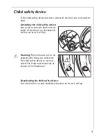 Предварительный просмотр 17 страницы AEG Electrolux LAVAMAT 64819 User Information