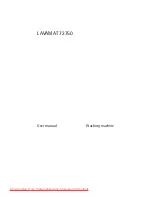 AEG Electrolux LAVAMAT 72750 User Manual предпросмотр