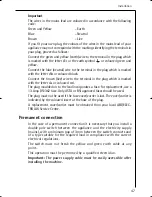 Preview for 47 page of AEG Electrolux Lavamat 74900 Instruction Booklet