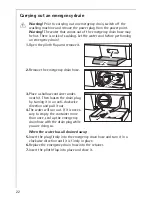 Предварительный просмотр 22 страницы AEG Electrolux LAVAMAT 76825 User Information