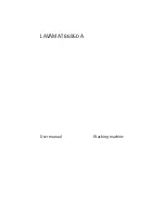 AEG Electrolux LAVAMAT 86950 A User Manual предпросмотр