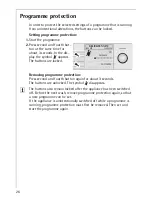 Предварительный просмотр 26 страницы AEG Electrolux LAVAMAT LAVALOGIC 1620 User Information