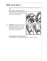 Предварительный просмотр 27 страницы AEG Electrolux LAVAMAT LAVALOGIC 1620 User Information