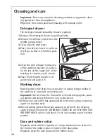 Предварительный просмотр 28 страницы AEG Electrolux LAVAMAT LAVALOGIC 1620 User Information