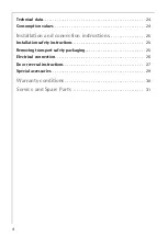 Preview for 4 page of AEG Electrolux Lavatherm 57800 User Information