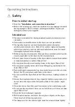 Preview for 5 page of AEG Electrolux Lavatherm 57800 User Information