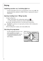 Preview for 12 page of AEG Electrolux Lavatherm 57800 User Information