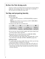 Preview for 12 page of AEG Electrolux LAVATHERM 58820 User Information