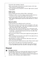 Preview for 6 page of AEG Electrolux LAVATHERM 7021 TK ELECTRONIC User Information