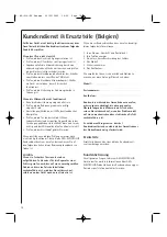 Preview for 80 page of AEG Electrolux MCC4060EB Operating Instructions Manual