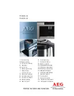 AEG Electrolux PE3820-M Instructions Manual preview