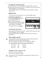 Preview for 33 page of AEG Electrolux PREFERENCE E88315-4 Operating Instructions Manual