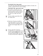 Предварительный просмотр 63 страницы AEG Electrolux PREFERENCE E88315-4 Operating Instructions Manual