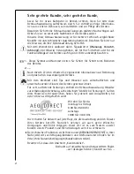 Предварительный просмотр 2 страницы AEG Electrolux S17TK58 Operating Instructions Manual