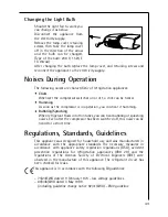 Предварительный просмотр 43 страницы AEG Electrolux S17TK58 Operating Instructions Manual