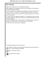 Preview for 2 page of AEG Electrolux SANTO 75598-1 User Manual