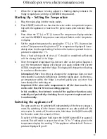 Preview for 13 page of AEG Electrolux SANTO 75598-1 User Manual