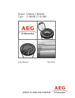 Preview for 1 page of AEG Electrolux SV4028 User Manual