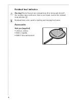 Предварительный просмотр 8 страницы AEG Electrolux U32098 FM4863-an Installation And Operating Instructions Manual