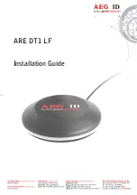 Preview for 1 page of AEG ID ARE DT1 LF Installation Manual