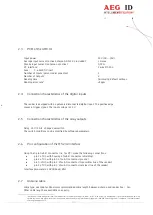 Предварительный просмотр 6 страницы AEG ID ARE K1 / RS232 Manual