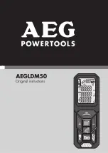 AEG Powertools AEGLDM50 Original Instructions Manual предпросмотр