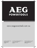 Предварительный просмотр 32 страницы AEG Powertools PS 254 SB Original Instructions Manual