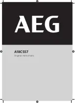 Предварительный просмотр 1 страницы AEG 0298404 Original Instructions Manual