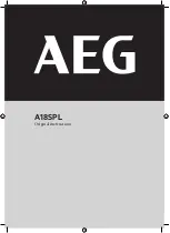 AEG 0350880 Instructions Manual preview