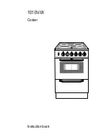 Preview for 1 page of AEG 1010V-W Instruction Book