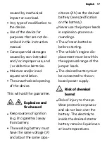 Preview for 17 page of AEG 10648 Instructions For Use Manual