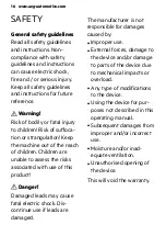 Preview for 16 page of AEG 10693 Instructions For Use Manual