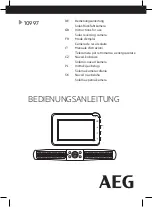 AEG 10997 Instructions For Use Manual preview