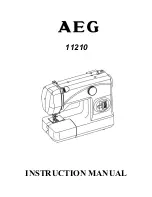 AEG 11210 Instruction Manual preview