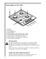 Preview for 6 page of AEG 11602 G Operating And Installation Manual