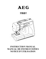 Предварительный просмотр 1 страницы AEG 11681 Instruction Manual