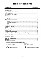 Preview for 3 page of AEG 130 FG-m Instruction Book