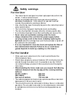 Preview for 3 page of AEG 2060 D Operating And Installation Instructions