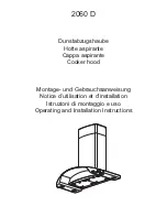 AEG 2060 D Operating And Installation Manual preview