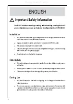 Preview for 2 page of AEG 21601C Operating And Installation Instructions