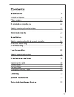 Preview for 3 page of AEG 220 D Installation And Operating Instructions Manual