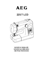 AEG 225/7 LCD Instruction Book preview