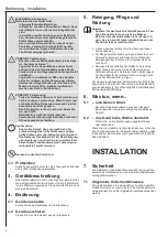 Preview for 4 page of AEG 229951 Operation And Installation