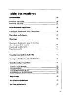 Preview for 2 page of AEG 230 D (French) Notice D'Utilisation Et D'Installation