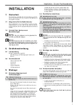 Preview for 5 page of AEG 234790 Operation And Installation