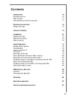 Preview for 3 page of AEG 240 D Operating And Installation Instructions